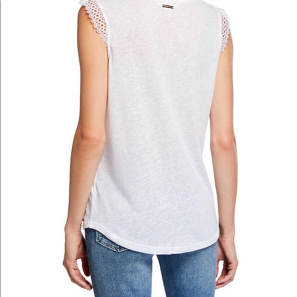 ✨Micheal Kors lace-trim cap sleeve top✨✨✨✨✨✨ - Picture 2 of 5